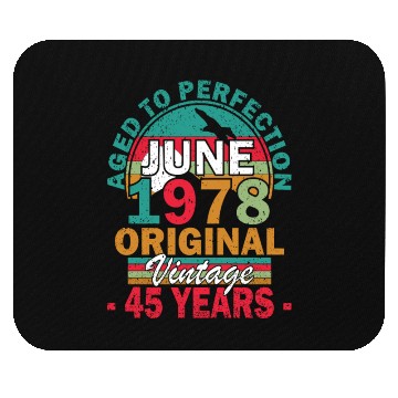 Discover June 1978 Aged to Perfection June 1978 vintage Mouse Pads