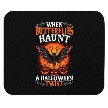 Discover Butterfly Halloween Trick Or Treat Insect Lover Mouse Pads