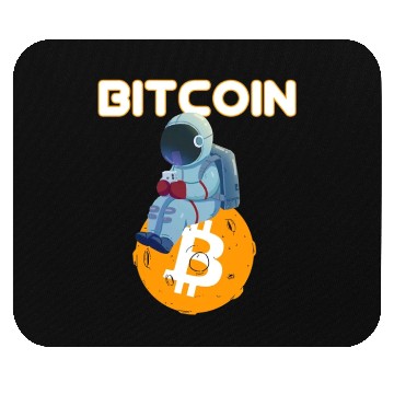 Discover Bitcoin Coin-Crypto Astronaut Mouse Pads