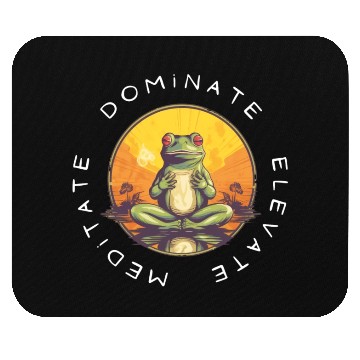 Discover Yoga Meditation Meditate and Elevate Mouse Pads