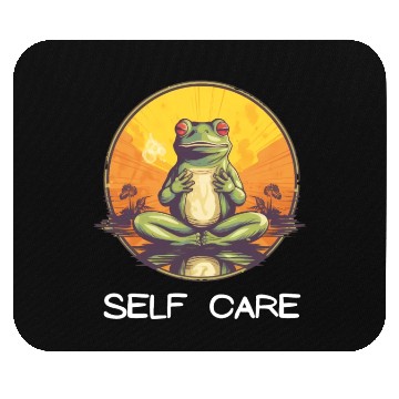 Discover Yoga Meditation Meditate and Elevate Self Care Mouse Pads