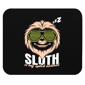 Discover Sloth is my Spirit Animal Mouse Pads
