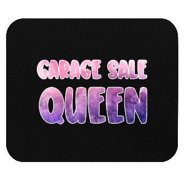 Discover Garage Sale Queen purple pink watercolor Mouse Pads