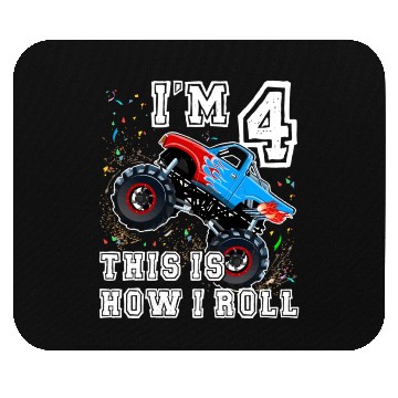 Discover Monster Trucks 4Th Party 4 Mouse Pads