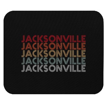 Discover Jacksonville Florida Rainbow City Mouse Pads