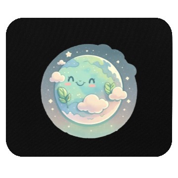 Discover Earth Happy Lovers Space Science Planet Mouse Pads