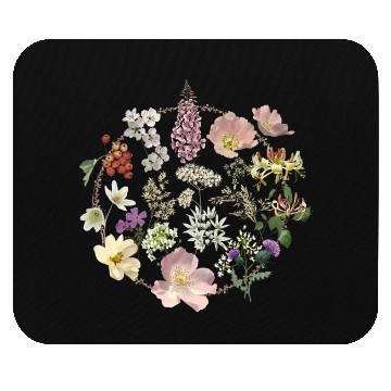 Discover WILDFLOWER Mouse Pads, WOMEN'S BOHO WILD FLOWERS