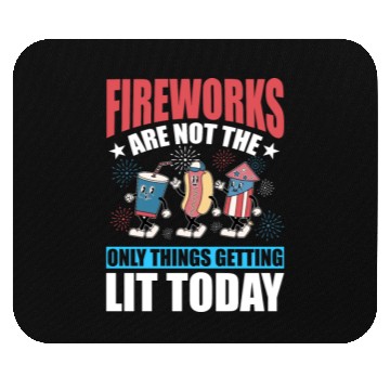 Discover Fireworks are not the only things getting lit Mouse Pads
