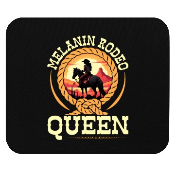 Discover Melanin Rodeo Queen Cory African-American Mouse Pads
