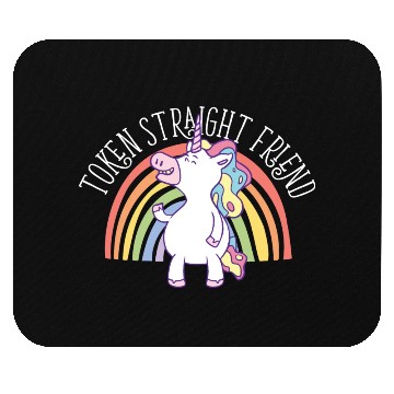 Discover Token Straight Friend LGBTQ Ally Gay Pride Mouse Pads