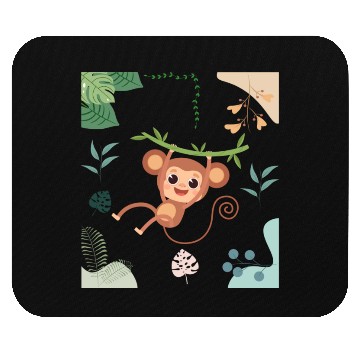 Discover Baby Monkey Mouse Pads