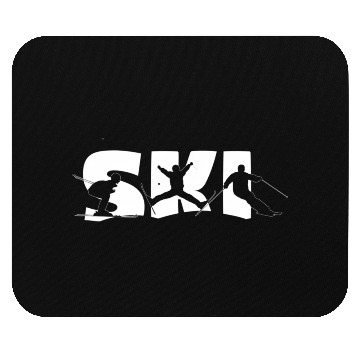 Discover Ski Skiing Skier Ski Mouse Pads
