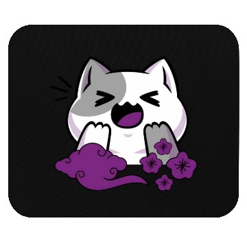 Discover Asexual Subtle Ace Pride Anime And Cat Japanese Mouse Pads