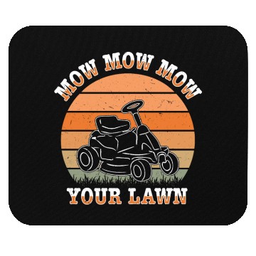 Discover Lawn Mowing Lawn Mower Gardener Gardening Mouse Pads
