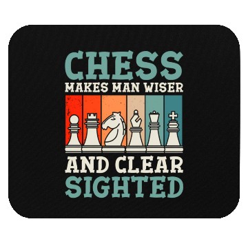 Discover Chess Makes Wiser And Clear Mouse Pads