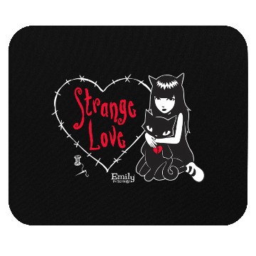 Discover Emily The Strange Strange Love Mouse Pads
