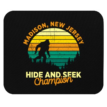 Discover Madison New Jersey Big Foot Mouse Pads
