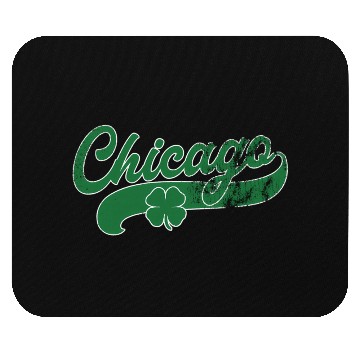 Discover Chicago Shamrock St Patrick'S Day Saint Paddy'S Mouse Pads
