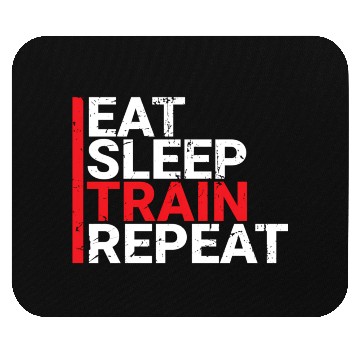 Discover Eat Sleep Train Repeat Mouse Pads