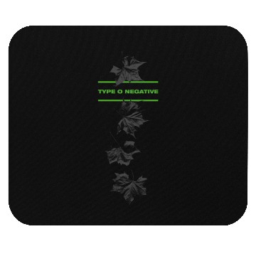 Discover Type O Negative Leaves Double Sided Black Mouse Pads