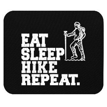 Discover Eat Sleep Hike Repeat Hiker Hiking Mouse Pads