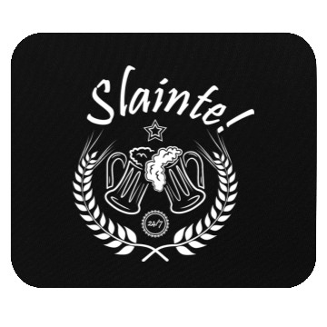 Discover Slainte Irish Beer Greeting Mouse Pads