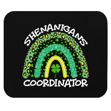 Discover Shenanigans Coordinator St Patricks Day Mouse Pads