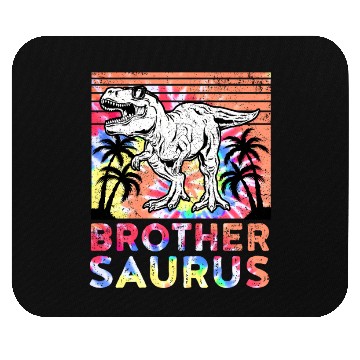 Discover Brothersaurus T Rex Dinosaur Big Brother Mouse Pads
