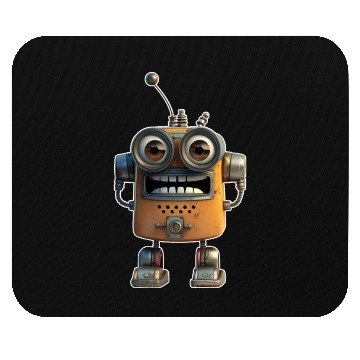 Discover Robot 2.0 Mouse Pads