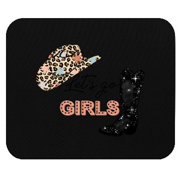 Discover Leopard Cowboy Boots Let'S Go Western Cow Mouse Pads