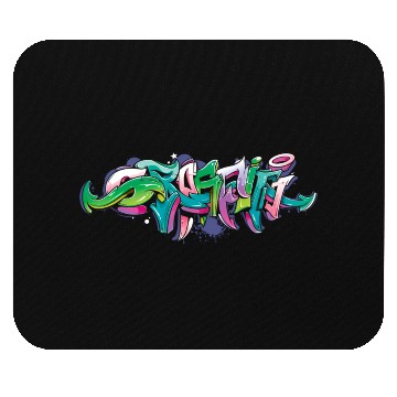 Discover Graffiti Street Graffiti Tag Urban Graffitis Rap Mouse Pads