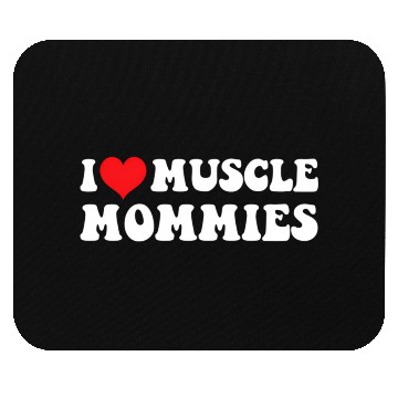 Discover I Love Muscle Mommies Groovy I He Gym Mouse Pads