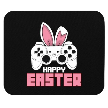 Discover Video Game Bunny Controller Happy Easter Gamer Mouse Pads