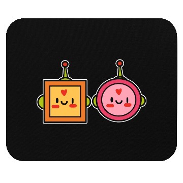 Discover Kawaii Robot Japanese Gift Mouse Pads