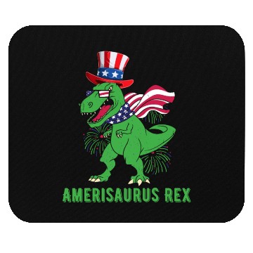 Discover Amerisaurus Rex USA Party Independence Day Mouse Pads