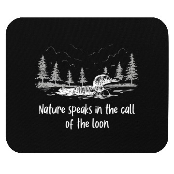 Discover Nature Speaks Loon Bird Watching Loons Mouse Pads