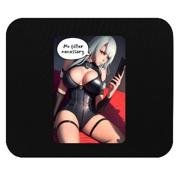 Discover Cyberpunk Waifu Influencer Design 3 Mouse Pads