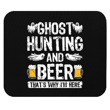 Discover Ghost Hunting Paranormal Researcher Ghost Mouse Pads