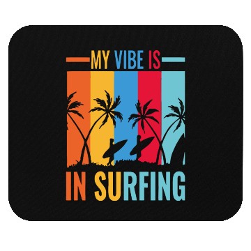 Discover In surfing Mouse Pads