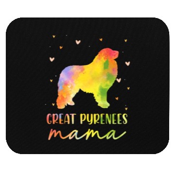 Discover Great Pyrenees Mom Colorful Great Pyrenees Gifts Mouse Pads