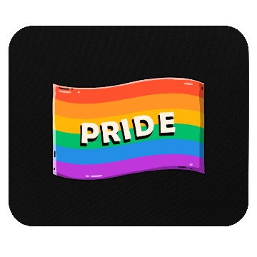 Discover Retro LGBT Pride Flag Mouse Pads
