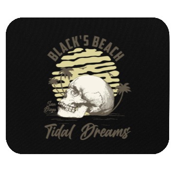 Discover Black's beach San Diego California Mouse Pads