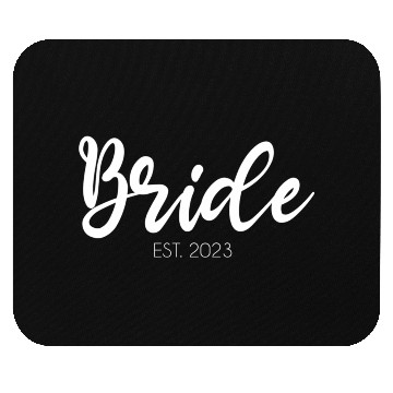 Discover Wedding Bride Est 2023 Bridal Mouse Pads