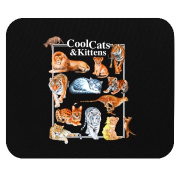 Discover Cats And Kittens Tiger Lion Leopard Felines Mouse Pads