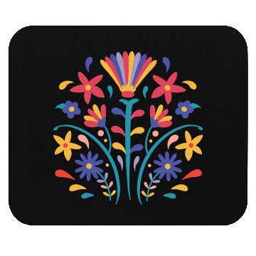 Discover Flower Painting Mouse Pads
