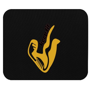 Discover keep fit Mouse Pads