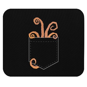 Discover Octopus In The Pocket Funny Ocean Animals Lover Mouse Pads