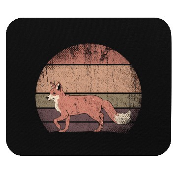 Discover Wildlife Forest Animal Fox Mouse Pads