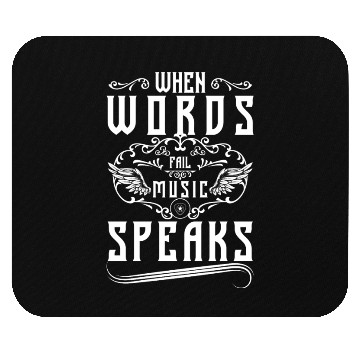 Discover Music Passion Life Bass Mouse Pads