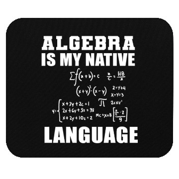 Discover Native Language Math Teacher Gift Mouse Pads